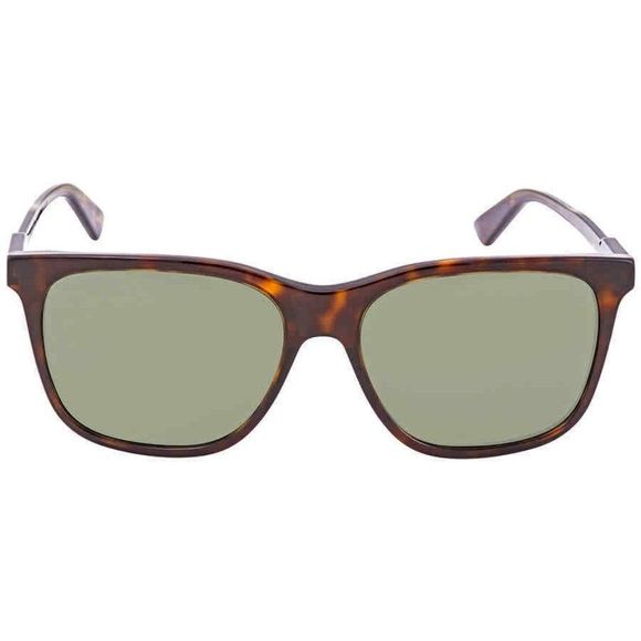NEW Gucci Green Rectangular Men's Sunglasses - Picture 2 of 4